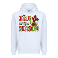 White jesus is the reason Premium Hoodie - MaliasSmallBusiness