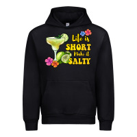 Black life is short make it salty Urban Hoodie - Jasminsmagicworld
