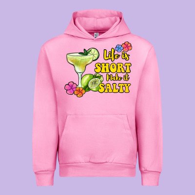 Life Is Short Make It Salty Urban Hoodie Designed By Jasminsmagicworld