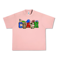 Salmon coach Urban Heavy Tee - Zillion Design Studio