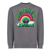 Storm Lucky and blessed rainbow Heavyweight Sweatshirt - RanaPortraitStore
