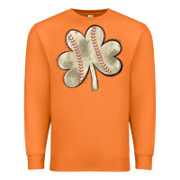 Carrot baseball distressed shamrock Premium Sweatshirt - MaliasSmallBusiness