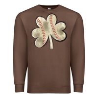 Chestnut baseball distressed shamrock Premium Sweatshirt - MaliasSmallBusiness