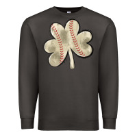 Smoke baseball distressed shamrock Premium Sweatshirt - MaliasSmallBusiness