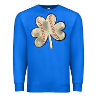 True Royal baseball distressed shamrock Premium Sweatshirt - MaliasSmallBusiness