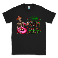 Black hello summer Classic Tee - CowhideDigitalArt