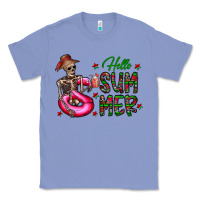 Colony Blue hello summer Classic Tee - CowhideDigitalArt