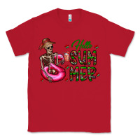 Red hello summer Classic Tee - CowhideDigitalArt