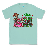 Seafoam hello summer Classic Tee - CowhideDigitalArt