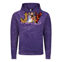 Cloud Purple joy to the world Vintage Hoodie - Zillion Design Studio