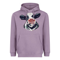 Lavender holstein calf face Heavyweight Hoodie - LillyAllenDesigns