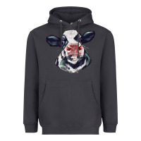 Smoke holstein calf face Heavyweight Hoodie - LillyAllenDesigns