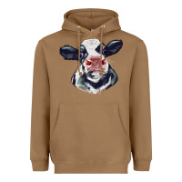 Toasted Coconut holstein calf face Heavyweight Hoodie - LillyAllenDesigns