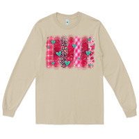 Mushroom valentines day brushstroke Long Sleeve Tee - OliviaCreatesArt