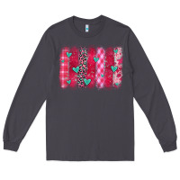 Smoke valentines day brushstroke Long Sleeve Tee - OliviaCreatesArt