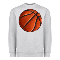 Heather Grey basketball Heavyweight Sweatshirt - texasbilliewilder
