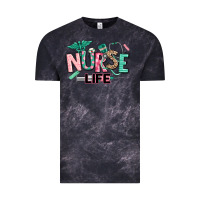 Cloud Black nurse life Vintage Tee - texasbilliewilder