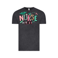 Vintage Black nurse life Vintage Tee - texasbilliewilder