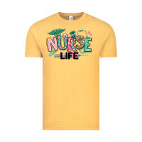 Vintage Mustard nurse life Vintage Tee - texasbilliewilder