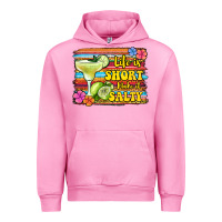 Fuchsia Pink life is short make it salty Urban Hoodie - Jasminsmagicworld