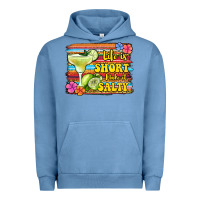 Pigment Pebble Blue life is short make it salty Urban Hoodie - Jasminsmagicworld