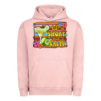 Pigment Salmon life is short make it salty Urban Hoodie - Jasminsmagicworld