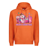 Carrot merry christmas snowman coffee cups Premium Hoodie - MaliasSmallBusiness