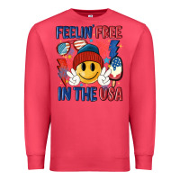 Cardinal feelin free in the usa Premium Sweatshirt - MaliasSmallBusiness