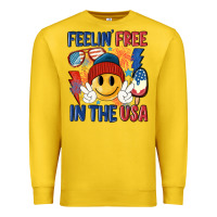 Lemon feelin free in the usa Premium Sweatshirt - MaliasSmallBusiness