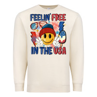 Sandshell feelin free in the usa Premium Sweatshirt - MaliasSmallBusiness