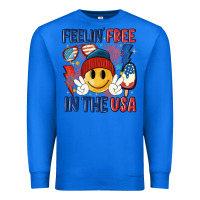 True Royal feelin free in the usa Premium Sweatshirt - MaliasSmallBusiness