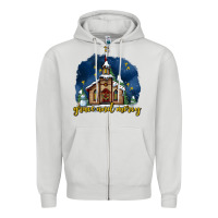 Dove Grey Christmas church and snow grace and mercy Zipper Hoodie - AdoDesignShop