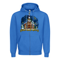 True Royal Christmas church and snow grace and mercy Zipper Hoodie - AdoDesignShop