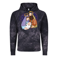 Cloud Black holy night jesus birth Vintage Hoodie - Zillion Design Studio