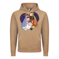 Vintage Coffee holy night jesus birth Vintage Hoodie - Zillion Design Studio