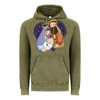 Vintage Olive holy night jesus birth Vintage Hoodie - Zillion Design Studio