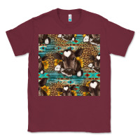 Burgundy western baby calf seamless pattern Classic Tee - HRA Design Shop