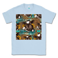 Dusty Blue western baby calf seamless pattern Classic Tee - HRA Design Shop
