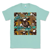 Seafoam western baby calf seamless pattern Classic Tee - HRA Design Shop