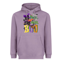 Lavender Meow i mean, boo Halloween Heavyweight Hoodie - NancyCooperArtShop