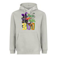 Moon Dust Meow i mean, boo Halloween Heavyweight Hoodie - NancyCooperArtShop