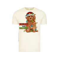 Vintage Arctic merry and bright toy poodle Vintage Tee - RanaPortraitStore
