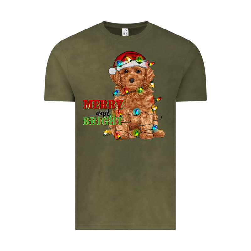 Merry And Bright Toy Poodle Vintage Tee by RanaPortraitStore | Teevron