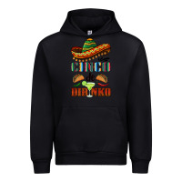 Black cinco de dirinko sombrero Urban Hoodie - BarkalooDesign