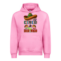 Fuchsia Pink cinco de dirinko sombrero Urban Hoodie - BarkalooDesign