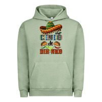 Pigment Oil Green cinco de dirinko sombrero Urban Hoodie - BarkalooDesign
