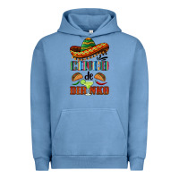 Pigment Pebble Blue cinco de dirinko sombrero Urban Hoodie - BarkalooDesign