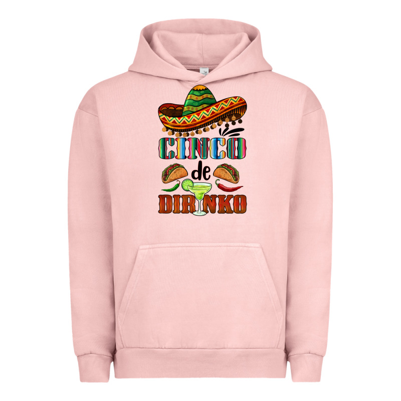 Cinco De Dirinko Sombrero Urban Hoodie by BarkalooDesign | Teevron