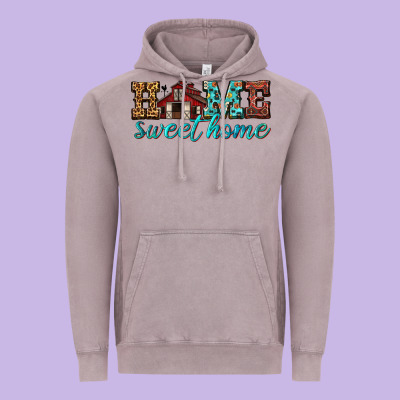 Vintage Hoodie home sweet home