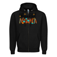 Black thankful mama Zipper Hoodie - JahusDesignShop